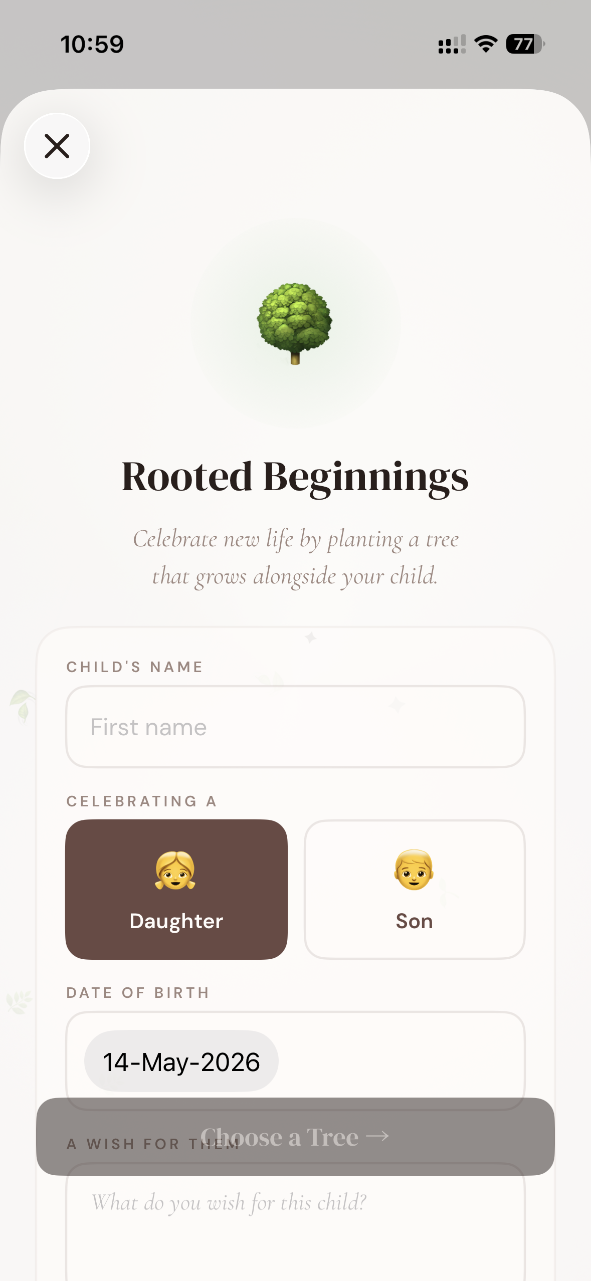 App Screen